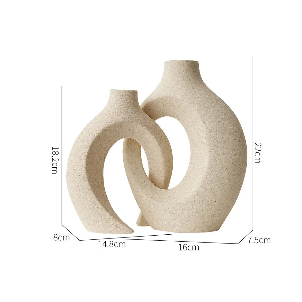 TWO PART VASE